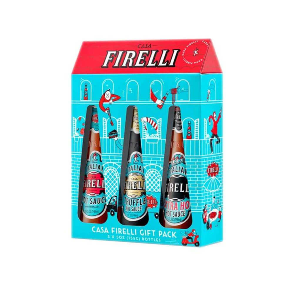 Casa Firelli Hot Sauce Variety Pack X 3